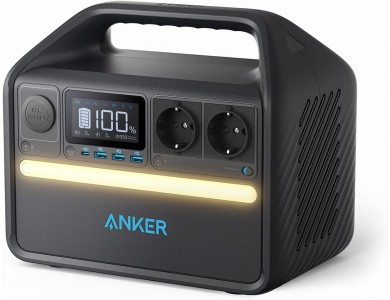 Anker 535 PowerHouse Portable Power Station, 160k mAh, 500 W/512 Wh, 220 AC, 60W USB-C PD