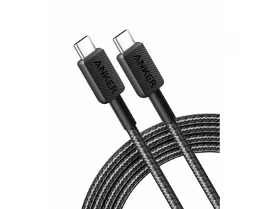 Anker 543 USB-C to USB-C Cable 1.8m. with Nailo weaving 240W USB-IF Certified Super Fast Charging, Black