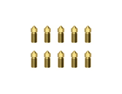 Anker AnkerMake M5 10-Pack Nozzle Kit 0.2mm, Premium Brass, Anker 3D Printer Nozzles, Set of 10