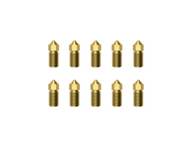 Anker AnkerMake M5 10-Pack Nozzle Kit 0.4mm, Premium Brass, Anker 3D Printer Nozzles, Set of 10