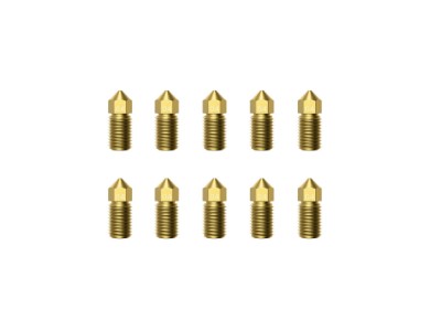 Anker AnkerMake M5 10-Pack Nozzle Kit 0.4mm, Premium Brass, Anker 3D Printer Nozzles, Set of 10