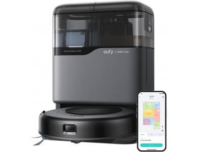 Anker Eufy Omni C20 - Smart Robot Vacuum / Mopping Cleaner 7.000Pa με Αυτοκαθαριζόμενη Σφουγγαρίστρα & Dock, Black