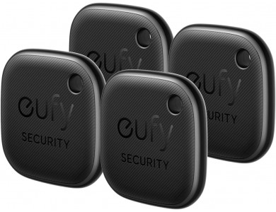 Anker Eufy SmartTrack Link, Αδιάβροχο Bluetooth Tracker για Ακουστικά, Κινητό & Αποσκευές, Συμβατό με Find My (iOS), Σετ των 4