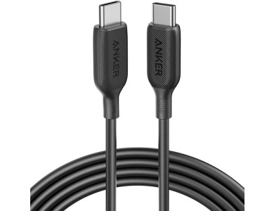 Anker Powerline III Καλώδιο 1.8μ. USB-C σε USB-C Υποστήριξη PD3.0/QC4.0/FCP & 5A / 100W - A8856H11, Μαύρο