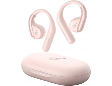 Anker Soundcore AeroFit Bluetooth 5.3 Ακουστικά Open-Ear με BassUp, IPX7 & APP, Soft Pink