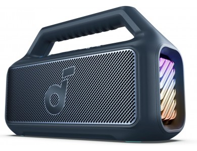 Anker Soundcore Boom 2, Φορητό Bluetooth Ηχείο 80W, IPX7 με BassUp 2.0, Built-in Subwoofer, RGB Lights & 24H Playtime, Blue