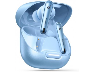 Anker Soundcore Liberty 4 NC Bluetooth Ακουστικά TWS με LDAC, Hi-Res Premium Sound & Wireless Charging, Light Blue