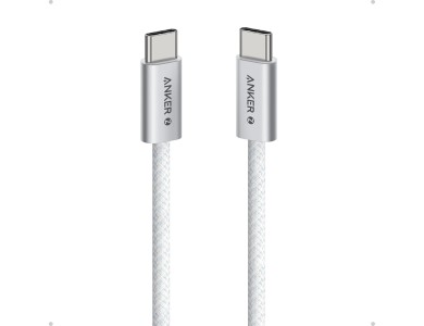 Anker Zolo USB-C σε USB-C Καλώδιο 1μ. με Νάυλον ύφανση 240W USB-IF Certified Super Fast Charging, White