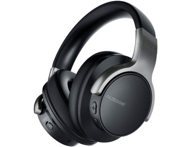 Ausdom ANC8 Pro Bluetooth ακουστικά με Active noise cancellation, Μαύρα