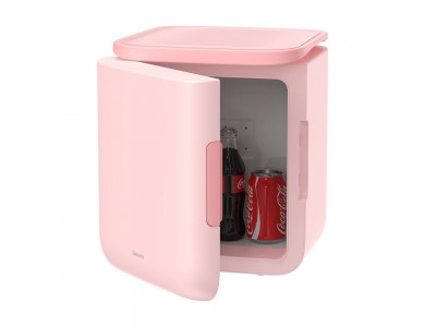 Baseus Igloo Fridge 6L, Μίνι Φορητό Ψυγείο 230V EU, Pink