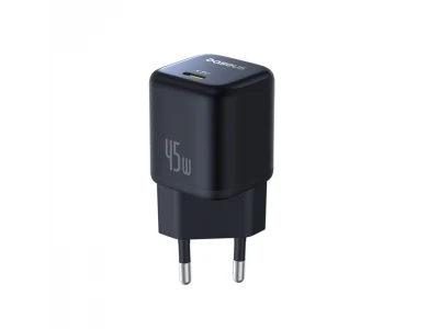 Baseus PicoGo GaN6 Pro Fast Charger, Φορτιστής πρίζας 45W με Power Delivery, Black