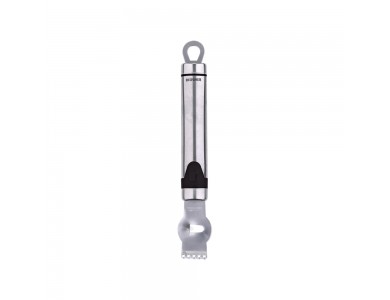 Bergner Gizmo Citrus Zester, Stainless Steel Fruit & Vegetable Peeler, 17cm