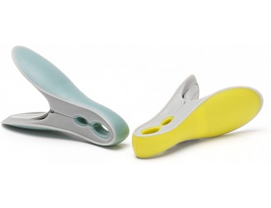 Brabantia Smart Pegs, Soft-Grip Μανταλάκια από Πλαστικά, Σετ των 8