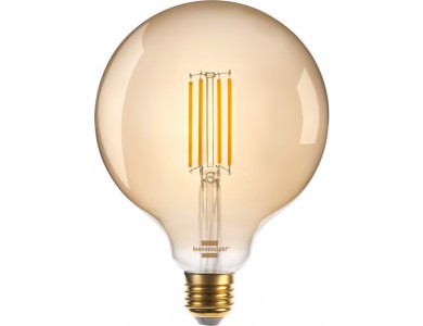 Brennenstuhl Connect Filament Έξυπνη λάμπα LED WiFi, Vintage Στυλ, 470lm Dimmable, 2200K, E27 (Δε χρειάζεται Hub), Globe