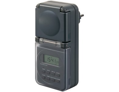 Brennenstuhl Digital 7 Day Weekly Timer, With 10 Mode timer, Digital Screen & IP 44 Protection