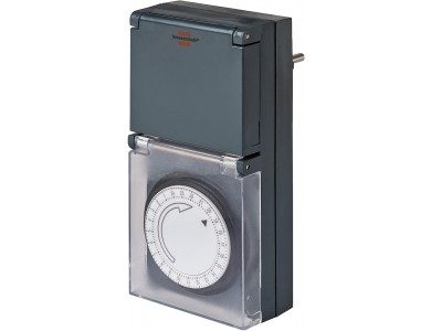 Brennenstuhl Timer switch MZ 44, Μηχανικός Ημερήσιος Χρονοδιακόπτης Πρίζας Εξωτερικού Χώρου IP44