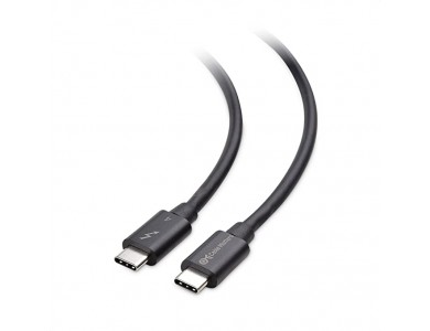 Cable Matters Καλώδιο USB-C σε USB-C Thunderbolt 4.0 100W / 40Gbps / 8K Video, 2μ. Intel Certified, Active, Μαύρο