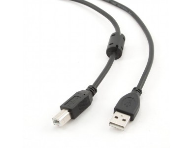 Cablexpert USB 2.0 σε USB-B Καλώδιο Printer / Scanner Cable 3μ., Μαύρο
