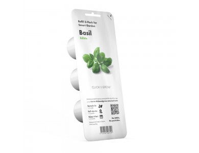 Click and Grow Συσκευασία Pods, Σπόροι με Χώμα, για Βασιλικό, Σετ των 3τμχ