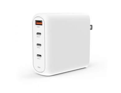 Creative GaN Φορτιστής 100W with 3 ports USB-C (Max 100W) and 1 USB-A 30W, White