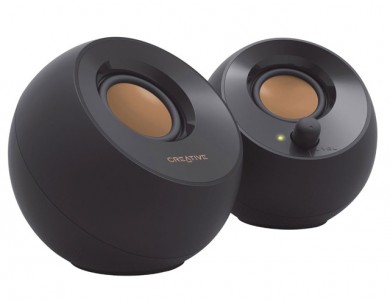 Creative Pebble Computer Speakers 2.0 with 4.4W Power, Black