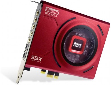 Creative Sound Blaster Z SE, Internal Gaming Sound Card 5.1 PCI Express, Red