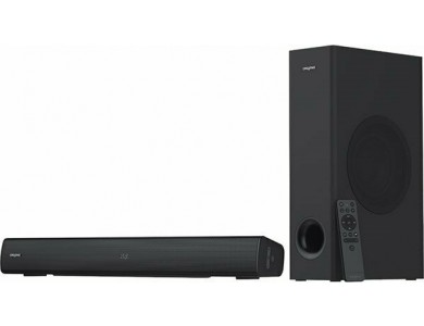Creative Speaker Stage V2 Soundbar 160W 2.1 με Bluetooth & Τηλεχειριστήριο, Μαύρο