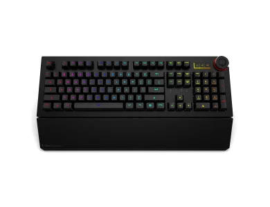 Das Keyboard 5QS Smart Wired Mechanical RGB Keyboard, Gamma Zulu Switches by Omron (Japan), Mechanical Keyboard US Layout