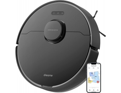 Dreame D10s Pro - Smart Robot Vacuum / Mopping Cleaner, 5000Pa, AI Navigation & Camera, Black