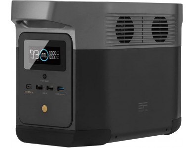 EcoFlow Delta Mini Portable Power Station, 350k mAh, 2200 W / 882 Wh, 100W PD, 3*USB & Car Input