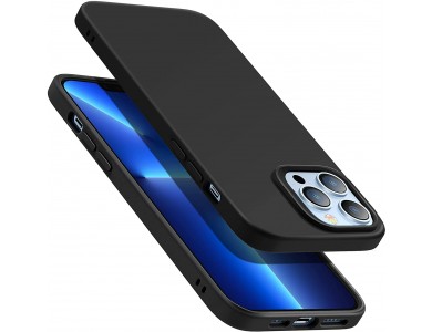 ESR iPhone 13 Pro Max Cloud Soft Silicone Case, Black