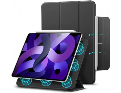 ESR Rebound Magnetic iPad Air 5th Gen 2022 / 4th Gen 2020 10.9" Case with Auto Sleep/Wake, Stand, Hard Back Cover, Black