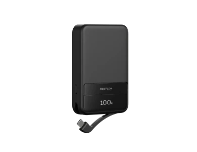 EcoFlow RAPID MagSafe Qi2 15W & PD30W Μαγνητικό Power Bank 5000mAh, με Digital Smart Display, Black