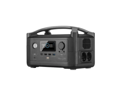 EcoFlow River Portable Power Station, 80k mAh, 1800 W/288 Wh, 100W PD + 3*USB Outputs & Car Input