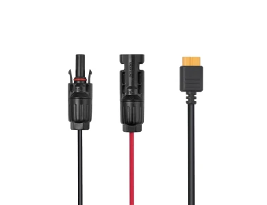 EcoFlow MC4 to XT60 Solar Cable, Καλώδιο για σύνδεση Solar Panels με Power Station, 5m (Κόκκινο / Μαύρο)