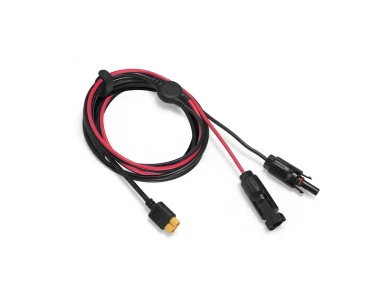 EcoFlow MC4 to XT60 Solar Cable, for connecting Solar Panels with Power Station, 3,5m (Red/ Black)