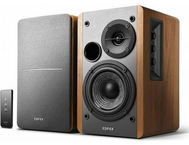 Edifier R1280T Active 2.0 Bookshelf Speaker 41W, Αυτοενισχυόμενα Ηχεία 2 Δρόμων, Σετ των 2, Καφέ