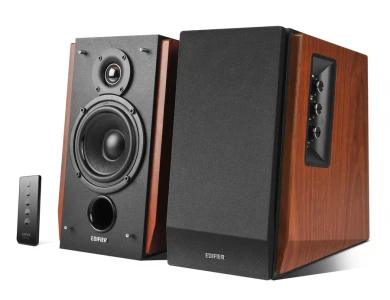 Edifier R1700BT Active 2.0 Bookshelf Speaker 66W, Αυτοενισχυόμενα Ηχεία 2 Δρόμων με Bluetooth 5.1, Σετ των 2, Καφέ