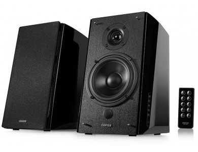 Edifier R2000DB Active 2.0 Bookshelf Speaker 66W, Self Power Speaker 2 Ways with Bluetooth, 2 Pieces Set, Black