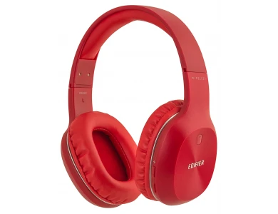 Edifier W800BT Plus Bluetooth ακουστικά, Over Ear Headphones Bluetooth 5.1 με aptX & CVC 8.0, Κόκκινα