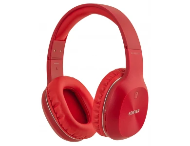 Edifier W800BT Plus Bluetooth Headset, Bluetooth 5.1 Over Ear Headset with aptX & CVC 8.0, Red