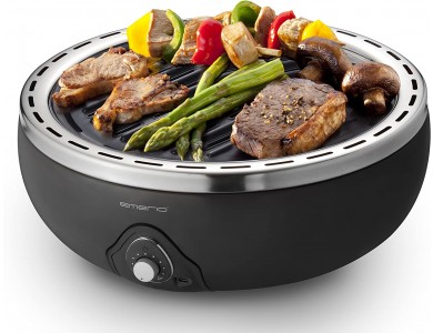 Emerio Ultra Portable Charcoal Grill, 30cm, Battery or USB, with Case