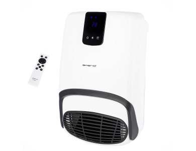 Emerio Bathroom Heater 2000W, Bathroom Fan Heater with Timer & Control, White