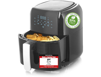 Emerio AF-123544 Air Fryer XXL 5.5lt for Healthy Cooking, 1400W, 7 Preset Menus & Touch Panel