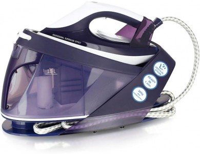 Emerio Steam Iron Station, Σύστημα Σιδερώματος Πίεσης 5.5bar με Αποσπώμενο Δοχείο 1.5lt