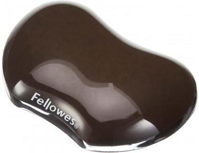 Fellowes Crystal™ Gel Mini Wrist Rest with Gel, Black