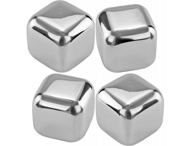 Forneed Stainless Steel Ice Cubes, Set of 4 pcs