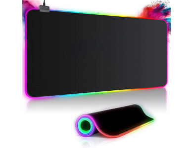 Ajazz GP10 XXL Gaming Mouse Pad (80x30cm) with RGB LED, Black