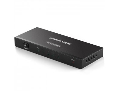 Ugreen HDMI 1-4 Splitter 4K@30Hz HDCP, For transmission of 1 source to 4 monitors, 40m. 1080p relay