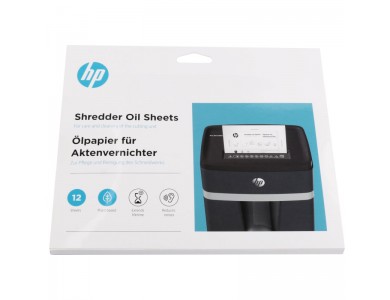 HP 9133 Shredder Oil Sheets, Χαρτί με Οικολογικό Λάδι για Καταστροφείς εγγράφων Α5, 12 τμχ